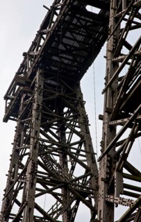 Brück (Mark) wooden antenna measuring towers Tower III 54 m high both erected by Deutsche Post in