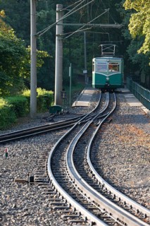 Railcar at the middle station