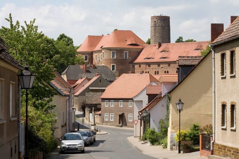 Belzig, Eisenhardt Castle in the townscape