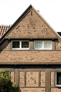 North-east side, built ca. 1933-1935, architect: Friedrich Kühnen, gabled pitched roof