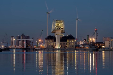 Antwerp, Port House or Havenhuis, completed in 2016, design: Zaha Hadid