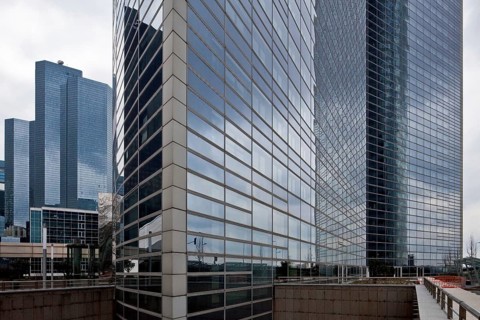 Tour Total office tower, built 1982-85 by Roger Saubot, 187 metres high
