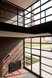 HE building, staircase, built in 1931/1935 by Mies van der Rohe