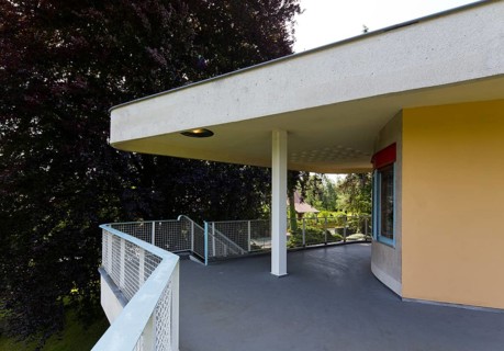 In GDR times House of Pioneers, now Scharoun House, condition after refurbishment in 2012, covered