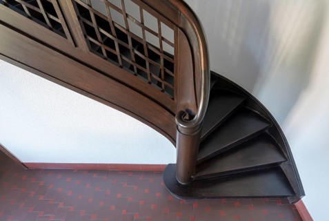 Former Steinert House, built in 1929 by Hans Poelzig, staircase