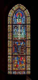 Strasbourg Cathedral, Cath?drale Notre-Dame de Strasbourg, window of the north transept, left