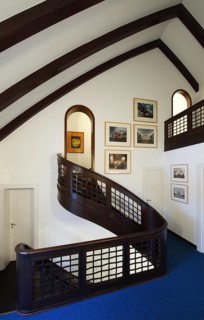 Former Steinert House, built in 1929 by Hans Poelzig, staircase