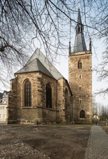 Luther city Eisleben St Annen Church View from east, St, Saint, Saint