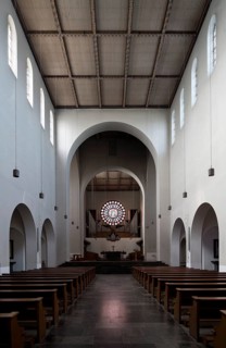 Kornelimünster, abbey church, built in 1956 by Paul Krücken