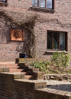 Former Steinert House, built in 1929 by Hans Poelzig, entrance area north-west side after