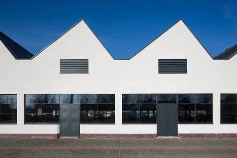 Krefeld, Vereingte Seidenweber AG Verseidag, Shedhallen (dye works), built in 1931/1935 by Mies van