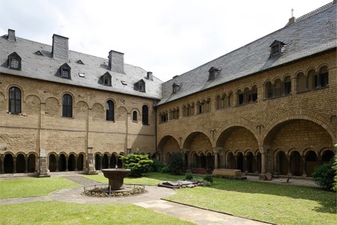 Cloister, view of the southern and eastern wings, St., Saint, Saint