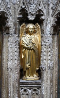 Angel at the tomb of Richard Beauchamp, Earl of Warwick, 1382-1439, St., Saint, Saint