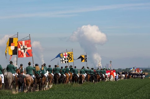 Equestrian procession on Ascension Day