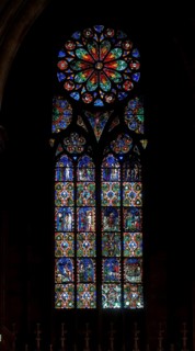 Strasbourg Cathedral, Cathédrale Notre-Dame de Strasbourg, narthex, north window