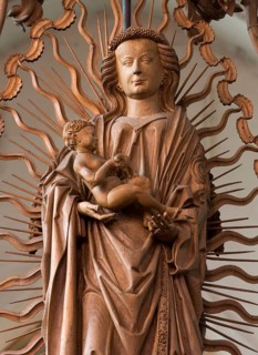 Marienleuchter, east side (1508-1540), Henrik Bernts, St., Sankt, Saint