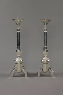 Altar candlesticks, goldsmithing and textile art from the 16th to the 20th century, St., Sankt,