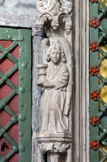 Pilgrimage church, sacrament house, angel, St., Saint, Saint