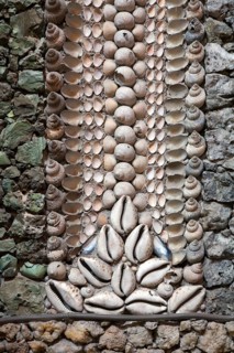 Pilgrimage church of St Nicholas, wall panelling made of shells and rock crystal, St., Saint, Saint