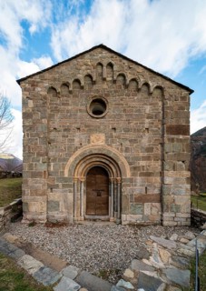 Coll, Santa Maria de l'Assumpció, west façade