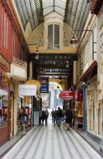 Covered shopping arcade