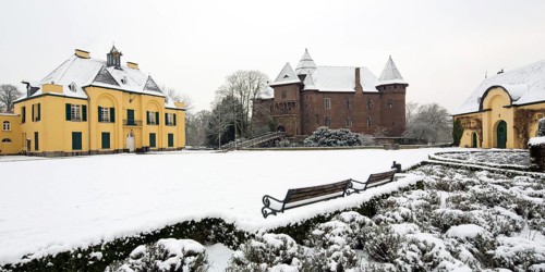 Krefeld, Linn Castle and Jagdschloß outer bailey