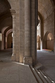 Cistercian monastery founded in 1144, church built 1175-1220, south-western crossing pillar from