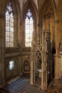 Northern side choir with Ursula altar around 1420/1430, St., Sankt, Saint