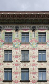 Vienna, Linke Wienzeile No. 40, residential building by Otto Wagner 1898-1899