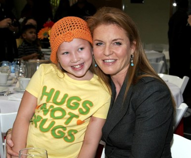 The Dutchess of York Sarah Ferguson at the 2005 World Children's Day at the Ronald McDonald House