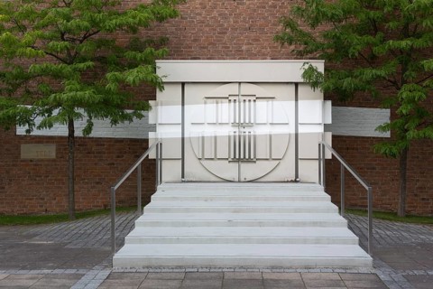 1966-1967 by Joachim G. Hanke, south portal, St., Sankt, Saint