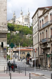 Above the Basilica of Notre-Dame de Fourvière, St., Saint, Saint