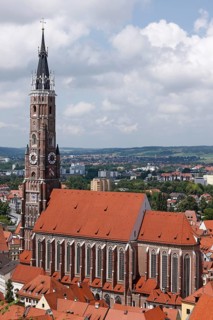 View from Trausnitz Castle, St., Sankt, Saint