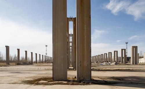 Zwickau, industrial ruin