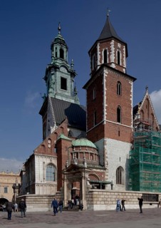 Wawel Cathedral, view from south-west, St., Saint, Saint