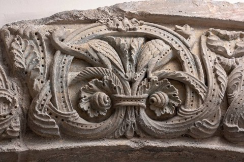 Romanesque portal arch from Brauweiler Abbey near Cologne, Brauweiler Arch, archivolt