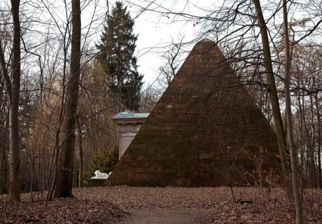 Machern b Leipzig Castle Park Pyramid 58708 Built in 1792, intended as a mausoleum but never used