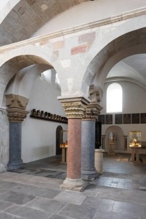 West gallery, view to the west into the treasury, St., Sankt, Saint