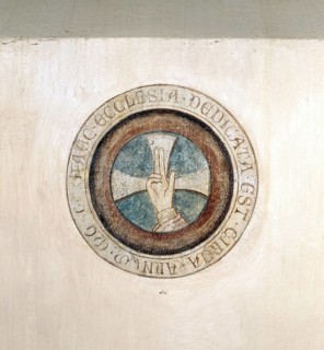 Apostle's cross in the south choir, St., Sankt, Saint