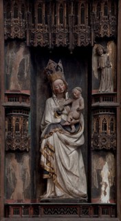 Young altar, 15th century Madonna, St., Saint, Saint