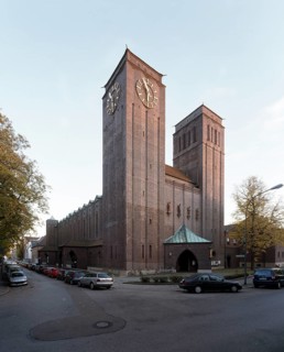 St Anton's parish church 1927 by Michael Kurz, west façade