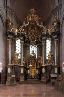 Worms, St Peter's Cathedral, east choir with altar by Balthasar Neumann