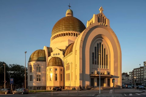 Liège, Liege, Église Saint-Vincent, Saint Vincent, built by Robert Toussaint for the 1930 World