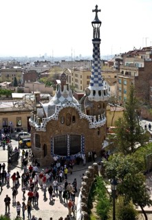 Barcelona, Parc Güell 1900-1914 by Antoni Gaudi