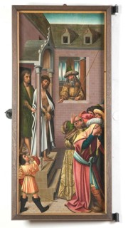 Late Gothic altarpiece in the south aisle, St., Sankt, Saint