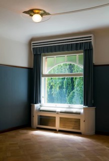 Built in 1902/1903 by Henry van de Velde and extended in 1911. Window, lamp and radiator panelling