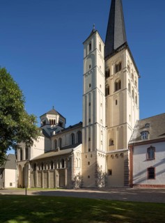 Brauweiler near Pulheim, St Nicholas Abbey Church, view from north-west