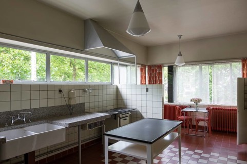 1932-1933 built by Brinkman & Van der Vlugt, kitchen on the ground floor