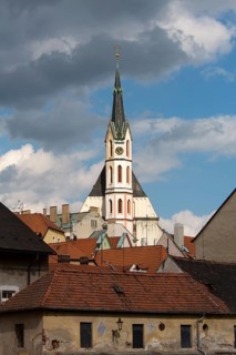 St. Veit, view from the west over the roofs of the old town, St., Sankt, Saint