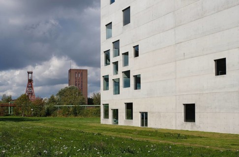 Zollverein School of Management and Design, first building by architects Kazuyo Sejima and Ryue